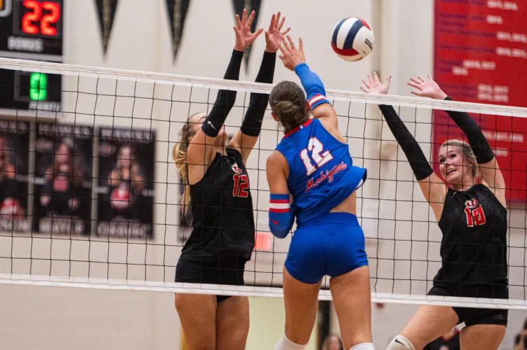 Morgantown volleyball fends off University comeback to earn 3-1 rivalry victory